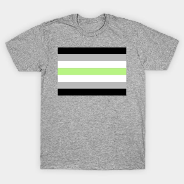 Agender Pride Flag T-Shirt by sovereign120